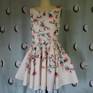 LC Lauren Conrad Floral Fit & Flare Dress NWT
